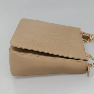 Pre-owned Bally Beige Leather Shoulder Bag ()