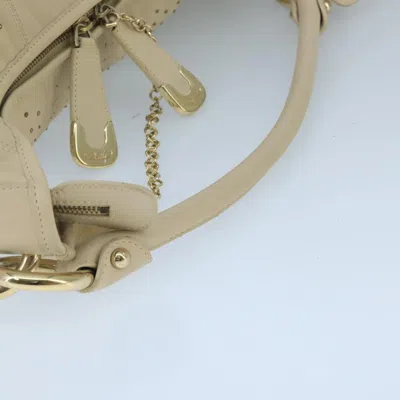 Pre-owned Bally Beige Leather Shoulder Bag ()