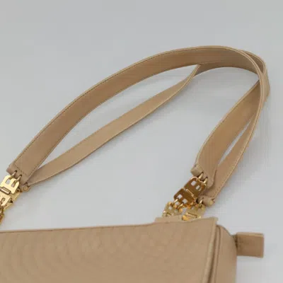 Pre-owned Bally Beige Leather Shoulder Bag ()