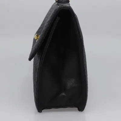 Pre-owned Bally Black Leather Briefcase Bag ()