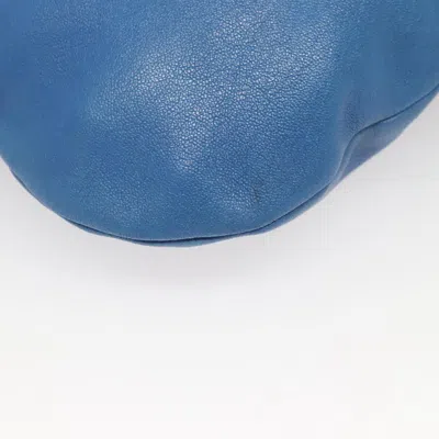 Pre-owned Bally Blue Leather Shoulder Bag ()