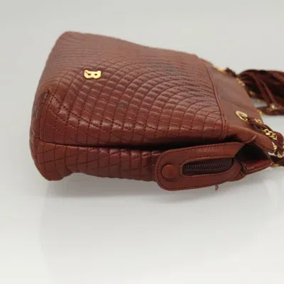 Pre-owned Bally Brown Leather Shoulder Bag ()