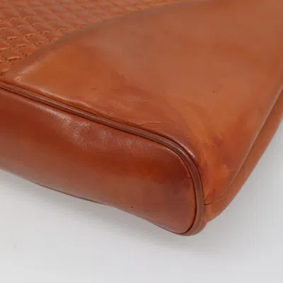 Pre-owned Bally Brown,gold Leather Shoulder Bag ()