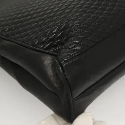 Pre-owned Bally Quilted Black Leather Tote Bag ()