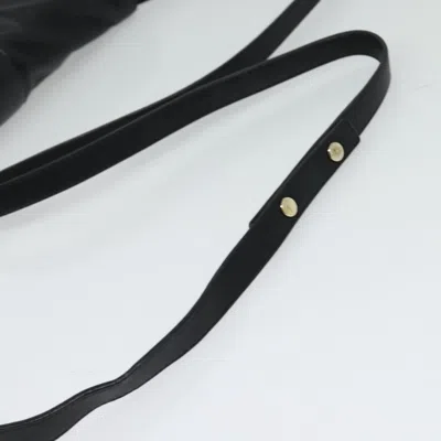 Pre-owned Bulgari Chandra Black Leather Shoulder Bag ()