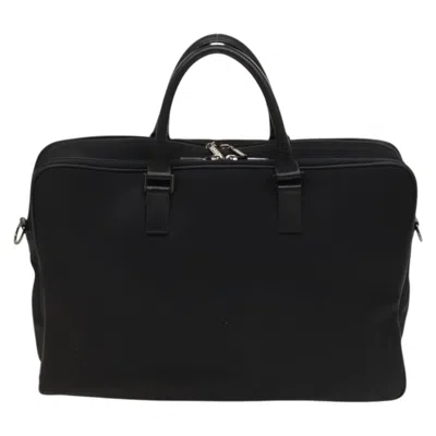 Pre-owned Burberry Black Label Black Nylon Briefcase Bag ()