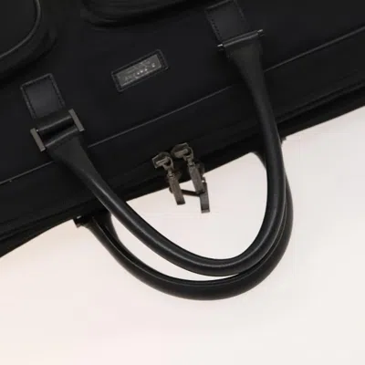 Pre-owned Burberry Black Label Black Nylon Briefcase Bag ()