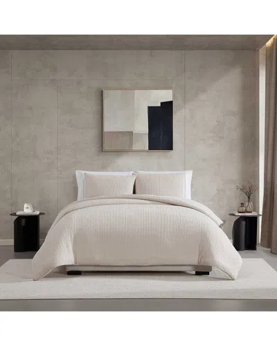 Vera Wang Solid Chenille Comforter Set In White