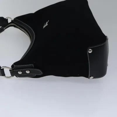 Pre-owned Burberry Blue Label Black Canvas Shoulder Bag ()