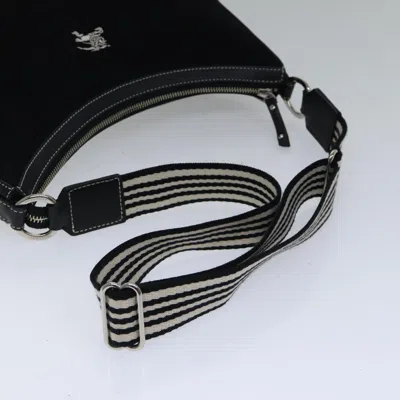 Pre-owned Burberry Blue Label Black Canvas Shoulder Bag ()