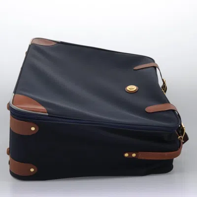 Pre-owned Burberry Navy Canvas Travel Bag ()