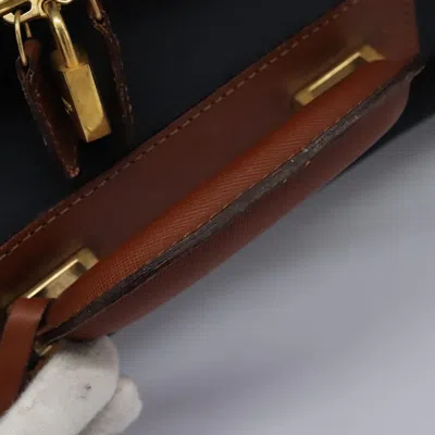 Pre-owned Burberry Navy Canvas Travel Bag ()