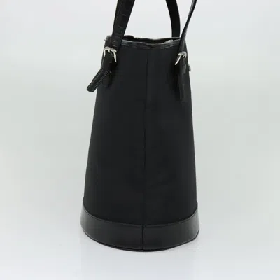 Pre-owned Burberry Nova Check Black Nylon Shoulder Bag ()