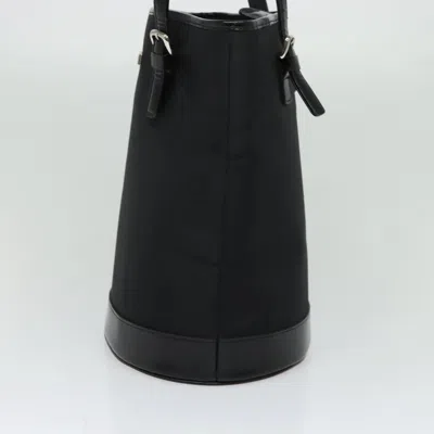 Pre-owned Burberry Nova Check Black Nylon Shoulder Bag ()