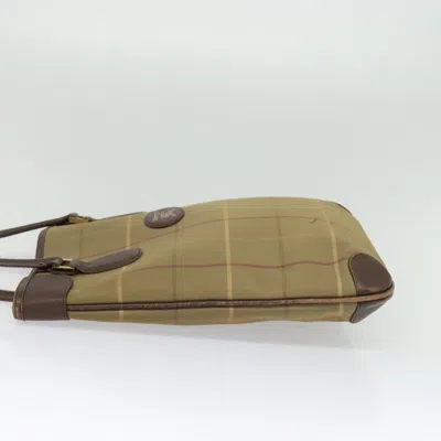 Pre-owned Burberry Nova Check Tote Khaki Canvas Tote Bag ()
