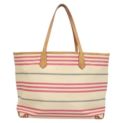 Pre-owned Burberry Pink Canvas Tote Bag ()
