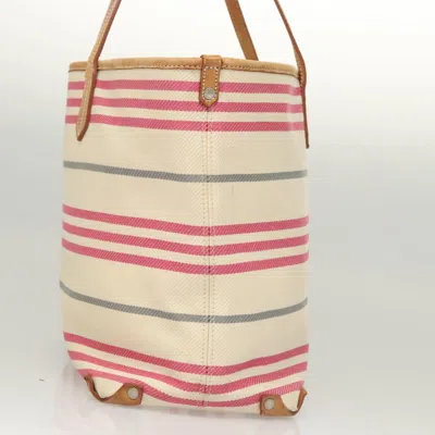 Pre-owned Burberry Pink Canvas Tote Bag ()