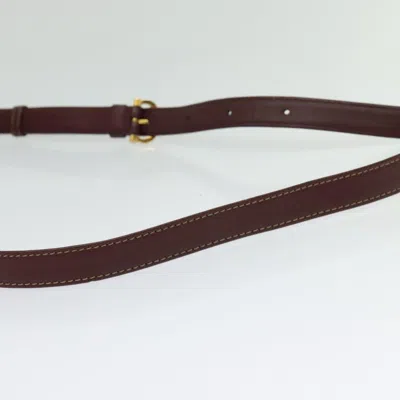 Pre-owned Cartier Must Line Burgundy Leather Shoulder Bag ()