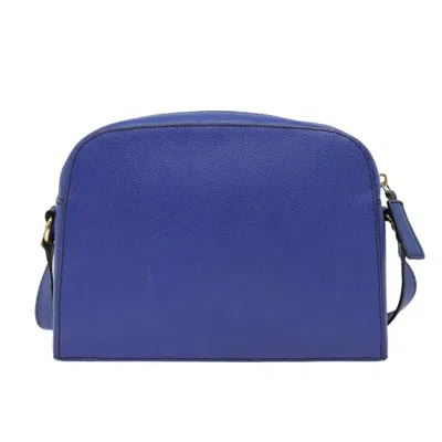 Pre-owned Celine Céline - Blue Leather Shoulder Bag ()