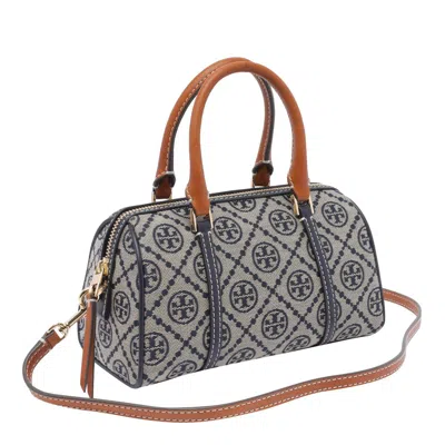 Tory Burch T Monogram Jacquard Mini Bag In Gray