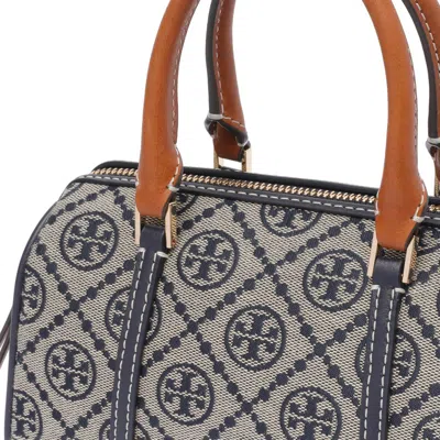 Tory Burch T Monogram Jacquard Mini Bag In Gray