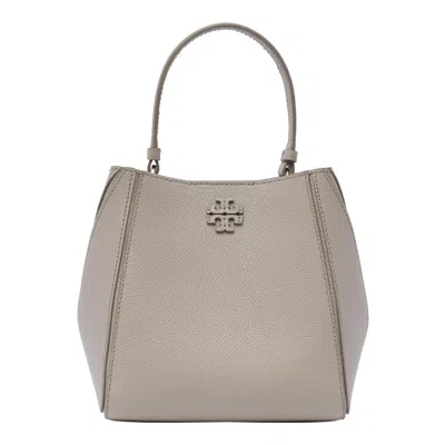 Tory Burch Mcgraw Bucket Bag In Sand