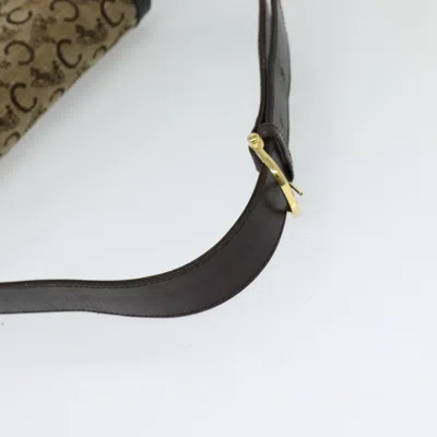 Pre-owned Celine Céline Horse Carriage Brown Canvas Shoulder Bag ()