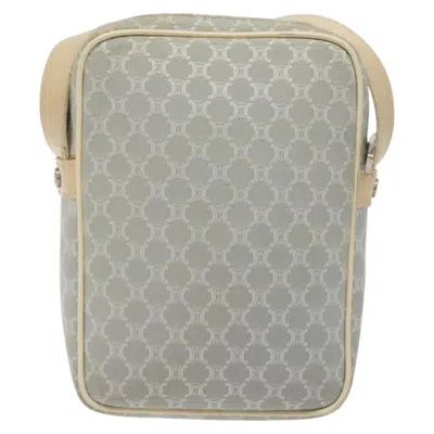 Pre-owned Celine Céline Macadam Blue Canvas Shoulder Bag ()