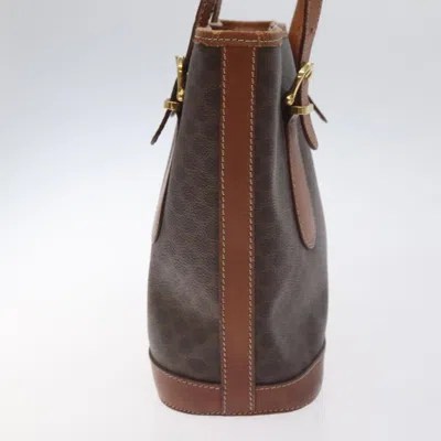 Pre-owned Celine Céline Macadam Brown Canvas Tote Bag ()