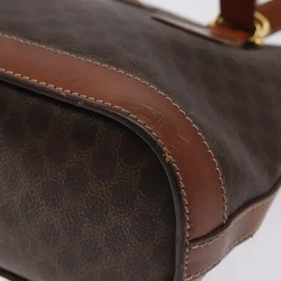 Pre-owned Celine Céline Macadam Brown Canvas Tote Bag ()
