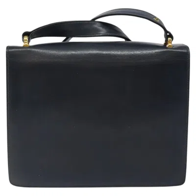 Pre-owned Celine Céline Navy Leather Shoulder Bag ()