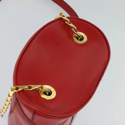 Pre-owned Celine Céline Vanity Red Leather Shoulder Bag ()