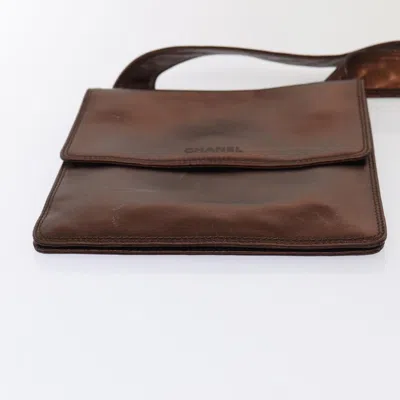 Pre-owned Chanel Brown Leather Shoulder Bag ()