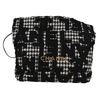 Pre-owned Chanel 22 Black Tweed Shoulder Bag ()