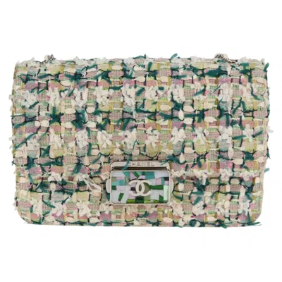 Pre-owned Chanel Flap Bag Multicolour Tweed Shoulder Bag ()
