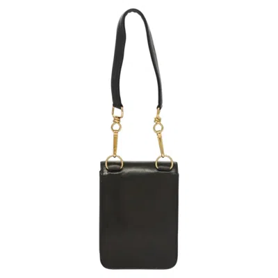 Pre-owned Chanel Phone Case Beige Leather Clutch Bag ()