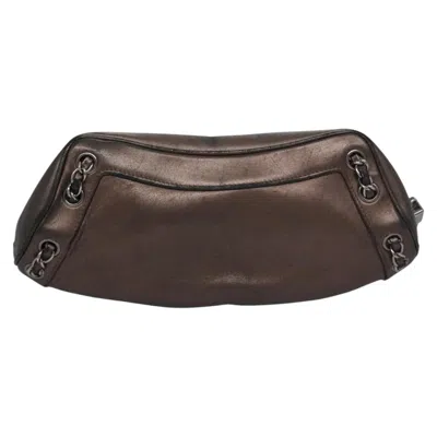 Pre-owned Chanel Tassel Brown Leather Shoulder Bag ()