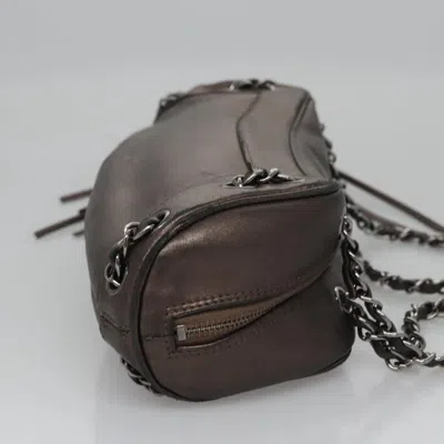 Pre-owned Chanel Tassel Brown Leather Shoulder Bag ()