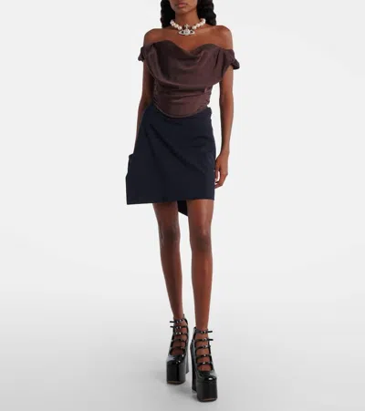 SUNDAY垂褶紧身胸衣