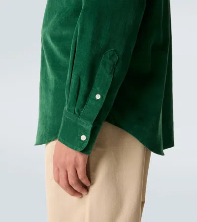 Polo Ralph Lauren Cotton Corduroy Shirt In Green