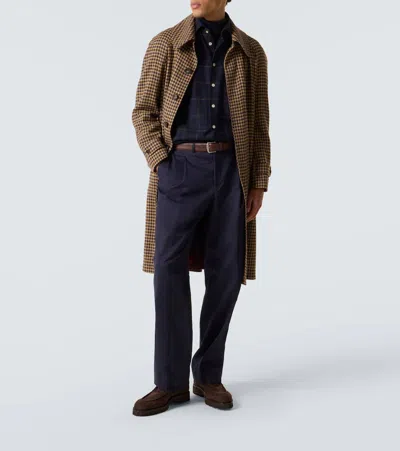 John Lobb Suede Field Chukka Boots In Brown