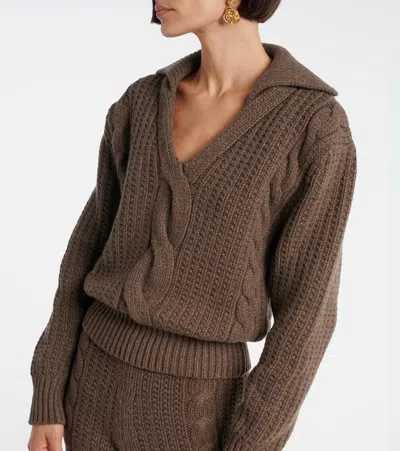 Magda Butrym Cashmere Sweater In Brown