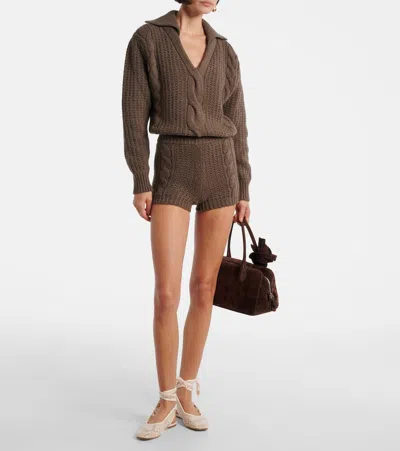 Magda Butrym Cashmere Sweater In Brown