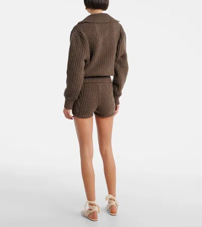 Magda Butrym Cashmere Sweater In Brown