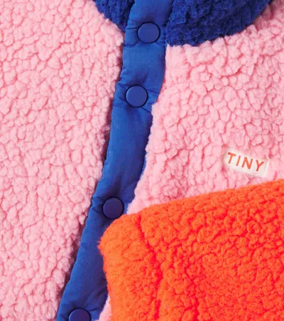 拼色泰迪绒夹克