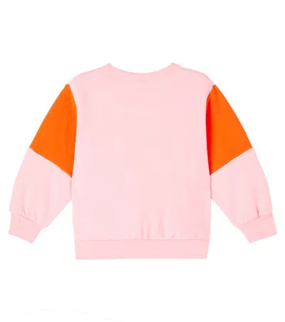 Tinycottons Colorblocked Cotton Jersey Sweatshirt In Multi