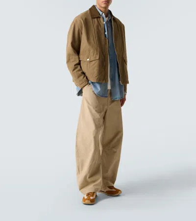 FKT RUNNER绒面革边饰运动鞋