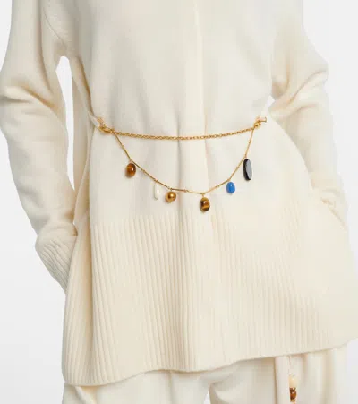 Xu Zhi Belted Wool Cardigan In Neutral