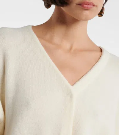 Xu Zhi Belted Wool Cardigan In Neutral