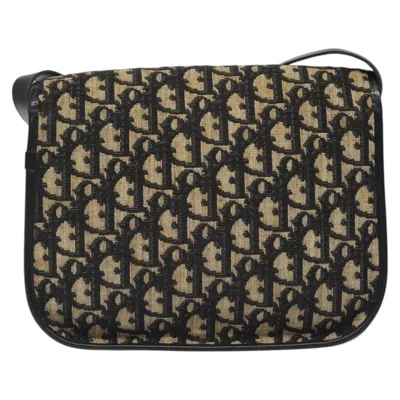 Pre-owned Dior Trotter Black Canvas Shoulder Bag ()